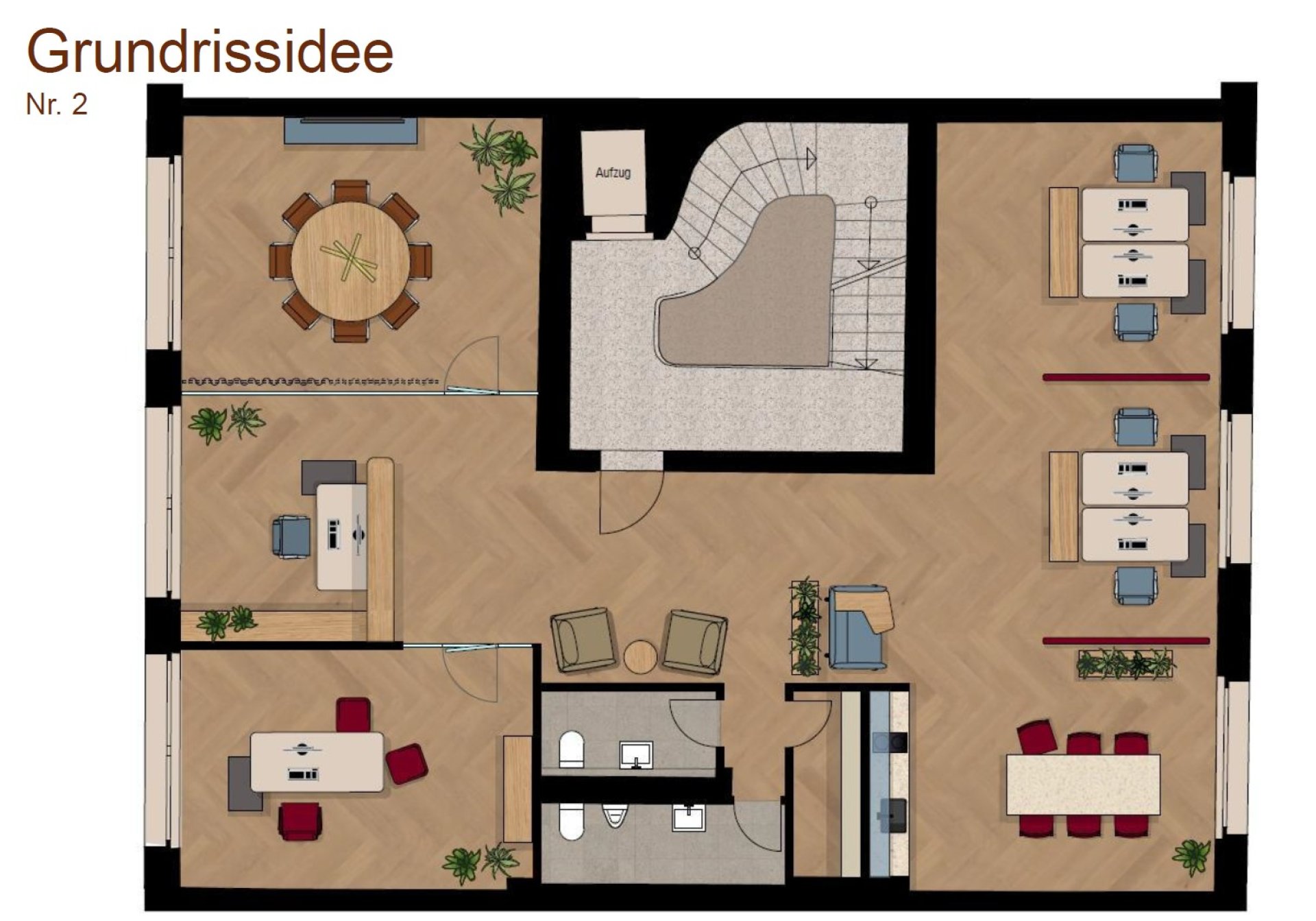 Grundriss Idee2