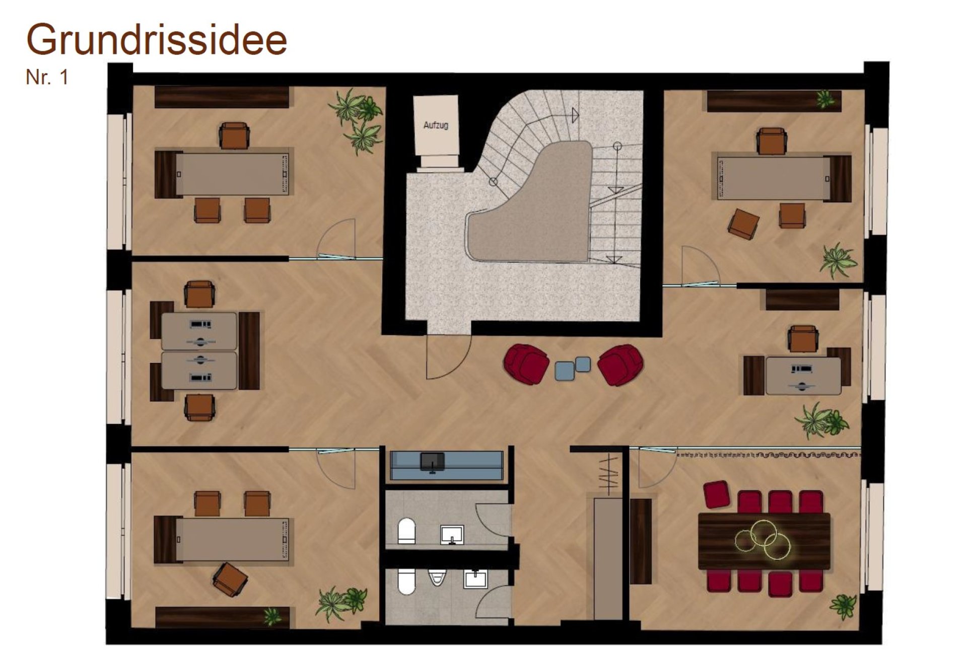 Grundriss Idee1