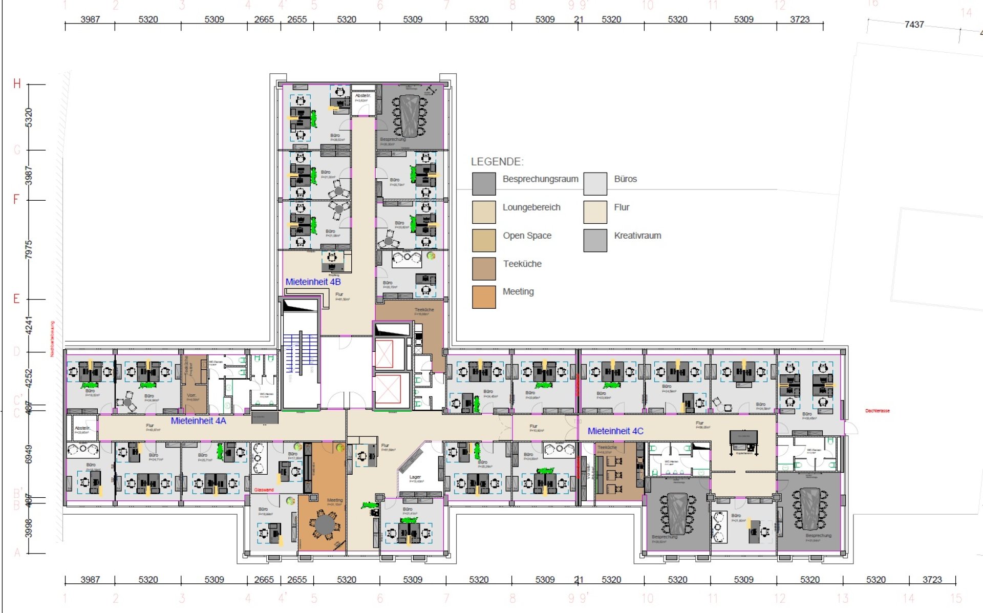 Grundrissplan 4.OG