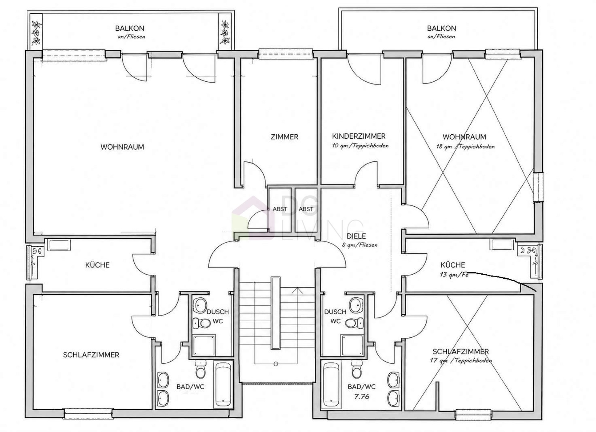 Grundrissplan