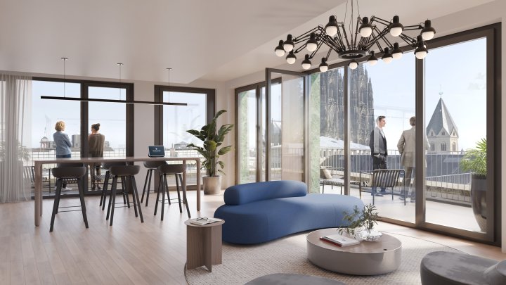 Smaragd – Moderne Architektur und exklusive Arbeitswelten im Kölner Bankenviertel