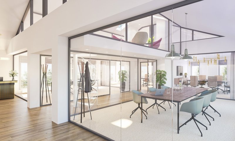 Schickes Büro mit Terrasse im Kölner Westen